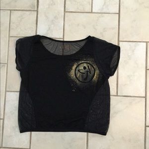 Zumba mesh top, size medium.